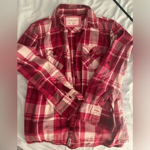 Aeropostale Plaid cotton shirt Large